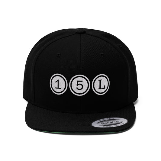 15L Numbers Unisex Flat Bill Hat