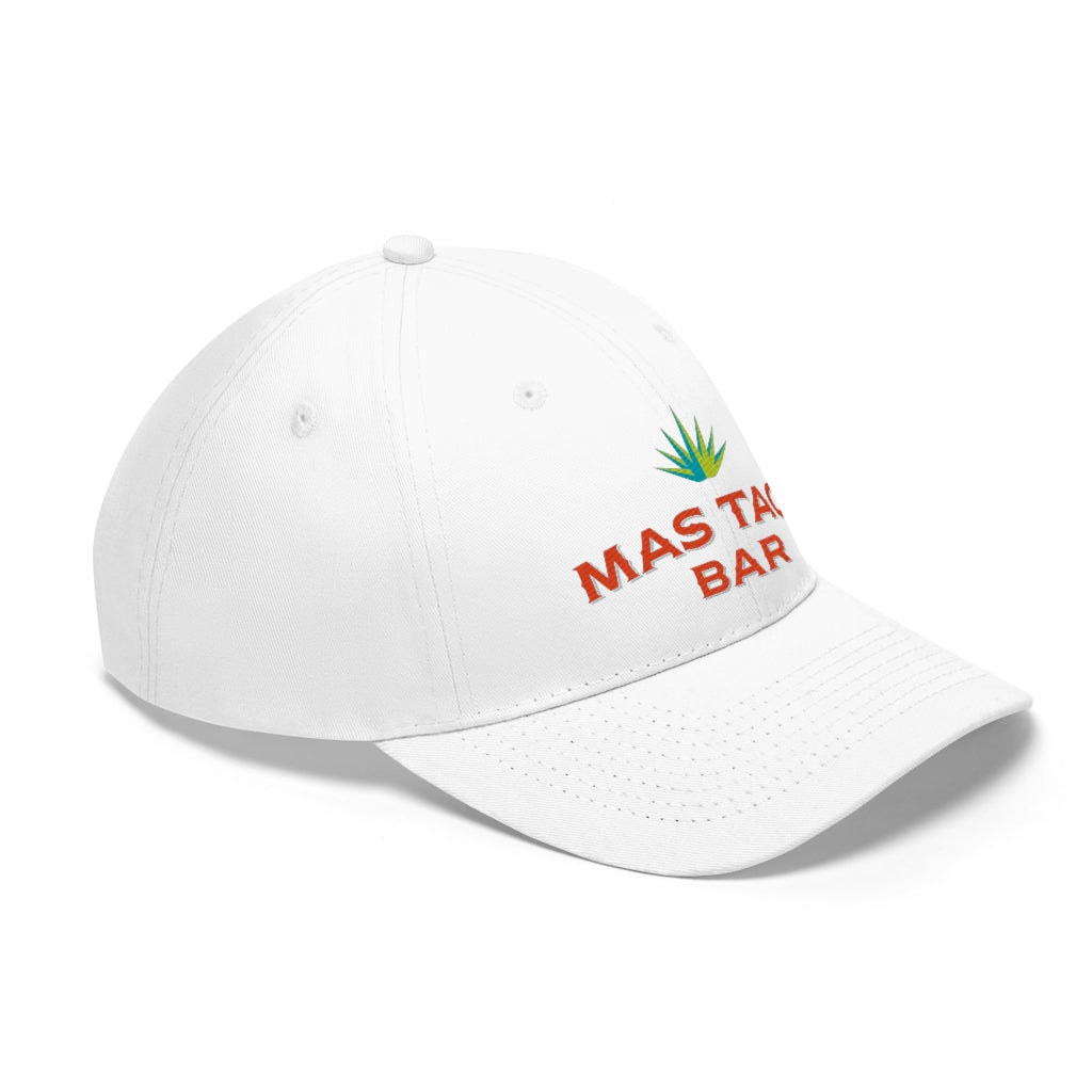 Mas Taco Bar Logo Unisex Twill Hat